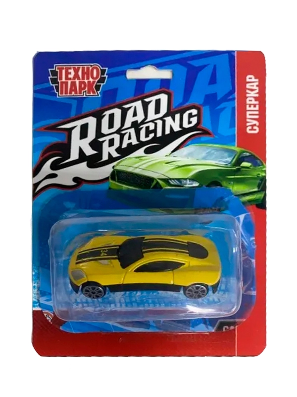 Металлическая машинка Технопарк "Road Racing. Суперкар", 7 см