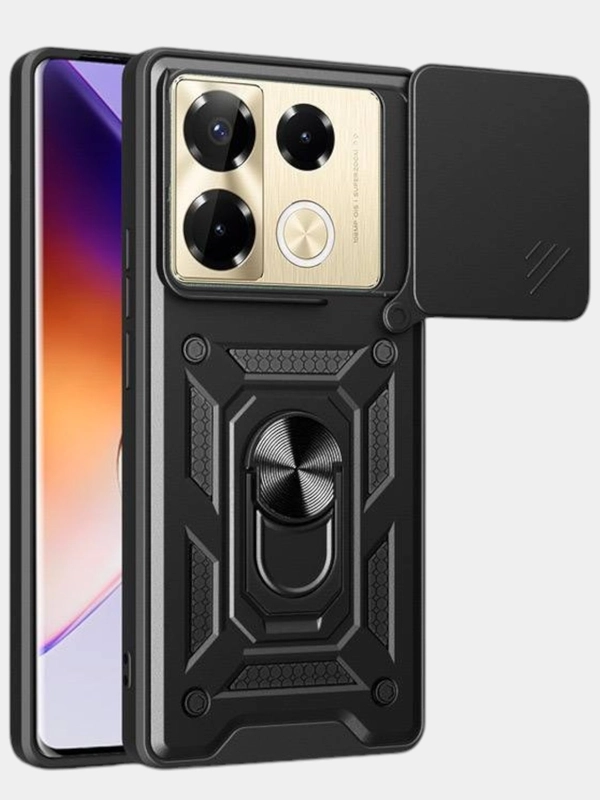 Чехол противоударный kick с защитой камеры для Infinix NOTE 40 Pro 4G