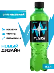 Энергетический напиток Flash Up Energy Original 0,5 л, бутылка