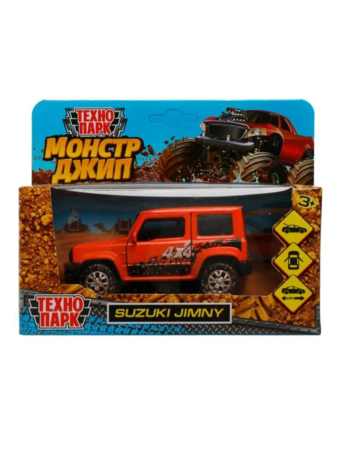 Металлическая модель Технопарк Suzuki Jimny, 12 см