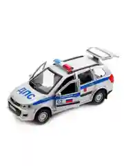 Металлическая модель Технопарк "Lada Kalina Cross. Полиция", 12 см