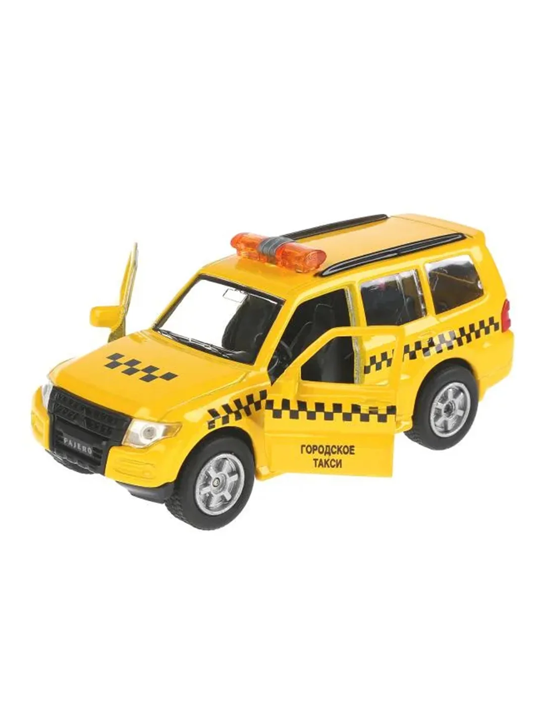 Металлическая машина Технопарк "Mitsubishi Pajero. Такси", 12 см