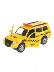 Металлическая машина Технопарк "Mitsubishi Pajero. Такси", 12 см