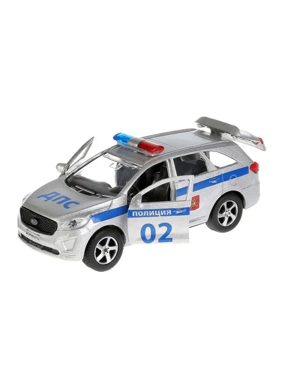 Металлическая модель ТехноПарк Kia Sorento. Полиция, 12 см