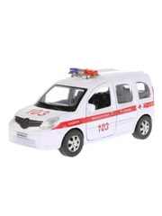 Машина металлическая Технопарк "Renault Kangoo. Скорая", 12 см