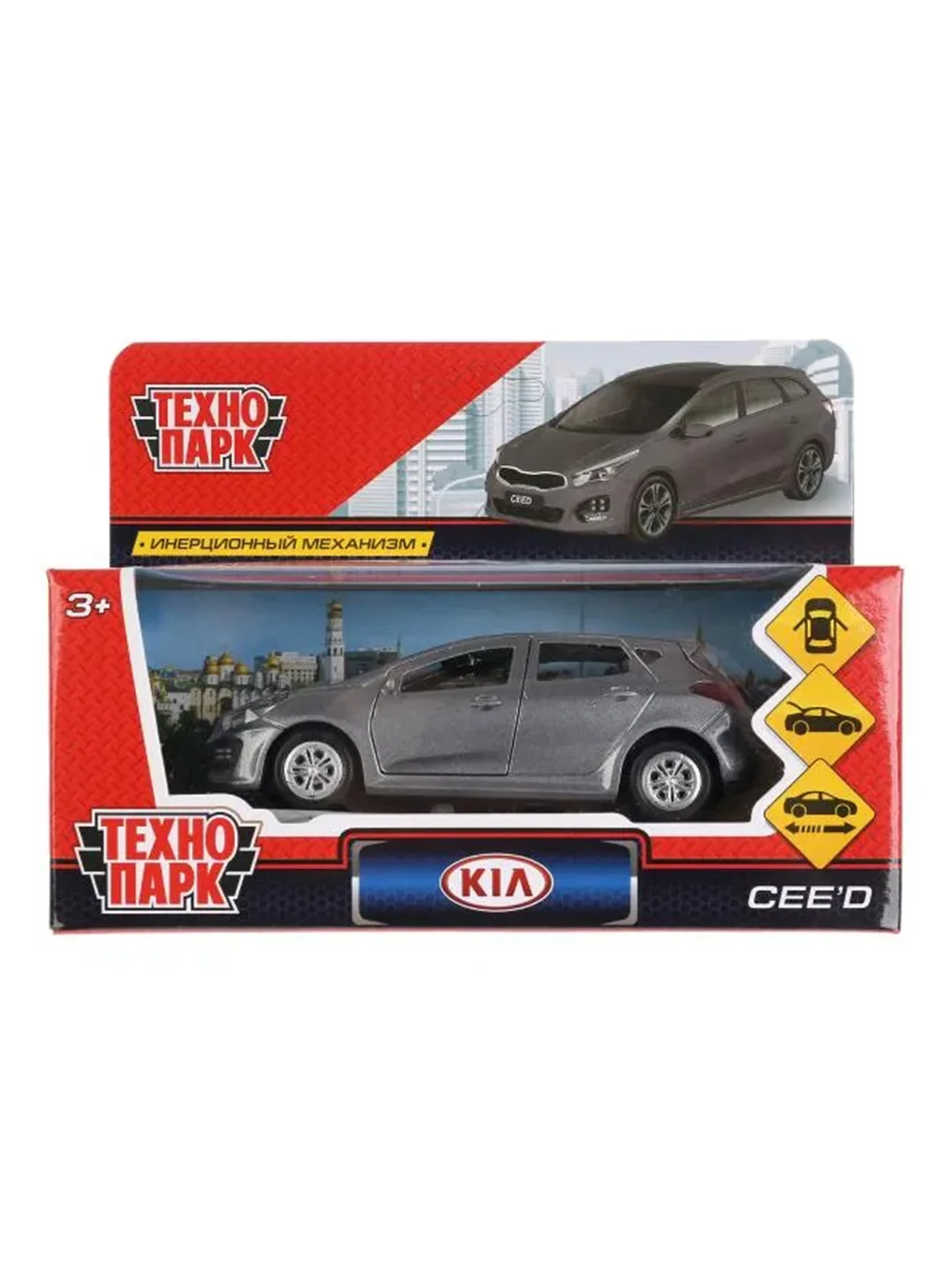 Металлическая машина Технопарк KIA CEED, 12 см