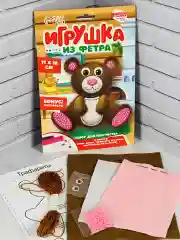 Подарок для девочек из фетра своими руками Мишка медвежонок