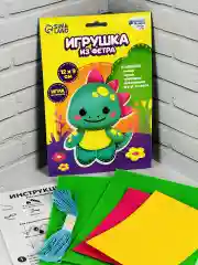 Набор для девочек шьем из фетра игрушка Динозавр дракон