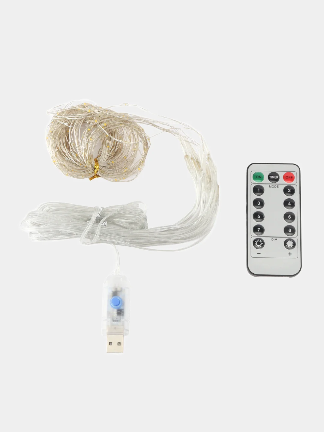 Гирлянда с USB-разъемом,Сказочная Гирлянда-занавеска,новогоднее украшение окна или елки
