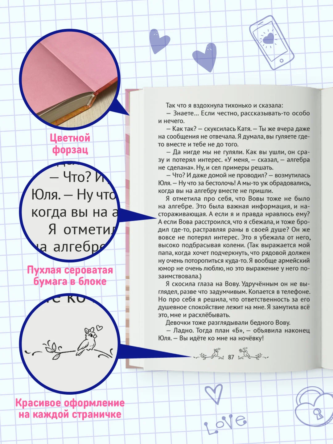 Книга роман для девочек "Принц, его свита и я" А. Зимова, 224 стр. А5, Проф-Пресс