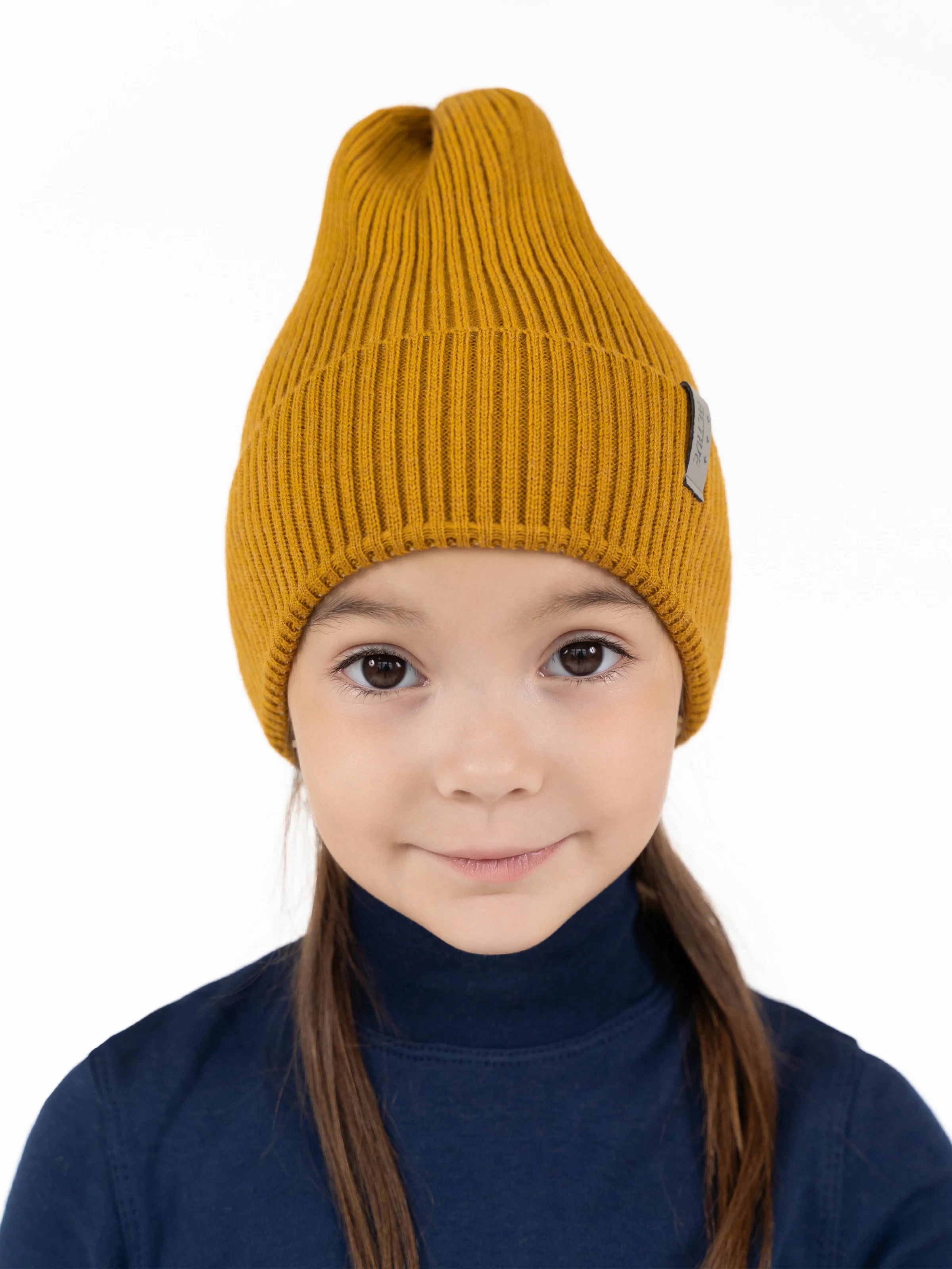 Горчичный шапка демисезонная для девочки для мальчика, Arctic kids