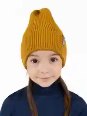 Горчичный шапка демисезонная для девочки для мальчика, Arctic kids