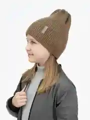 Карамельный шапка демисезонная для девочки для мальчика, Arctic kids