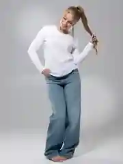 Белый лонгслив женский базовый белый, джемпер, хлопок