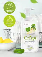 Набор cредство для мытья посуды Crispi пенка "Груша" и Milana мыло-пенка "Фисташка", 1,05 л