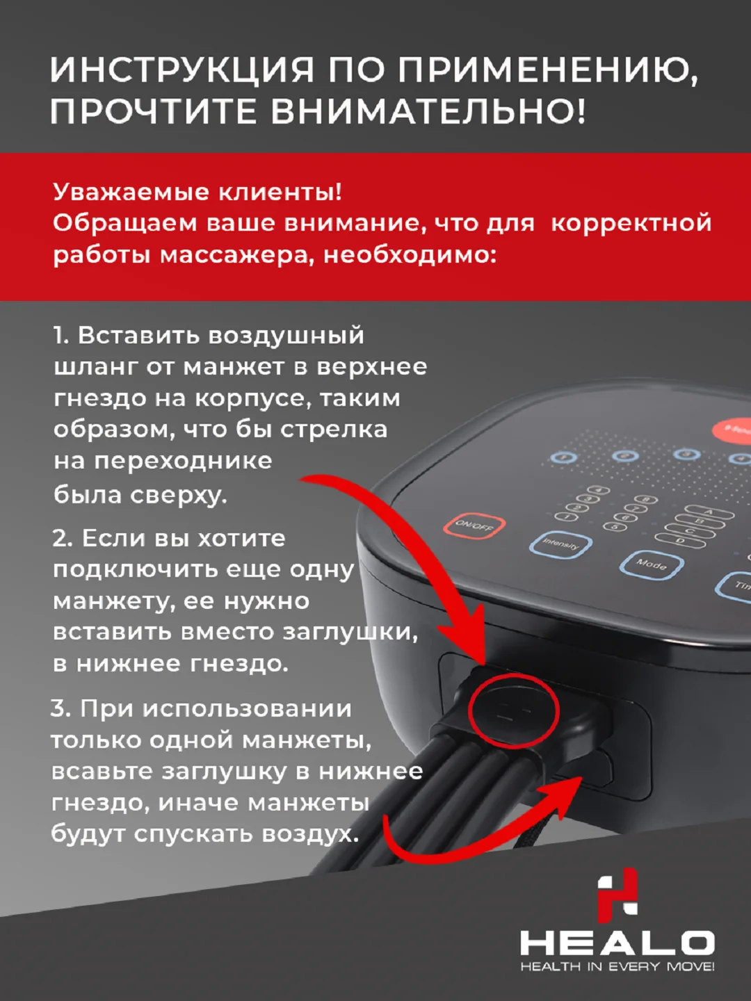 Массажер для ног, рук и талии, лимфодренажный массажер CM2731-M4Pro-4 режима 6 камер