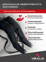 Массажер для ног электрический, лимфодренажный, аппарат для прессотерапии, компрессионный