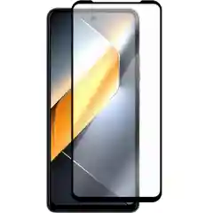 Стекло защитное Full Glue Premium Krutoff для TECNO Pova 6 Neo черное