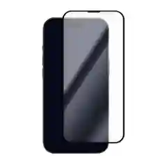 Стекло защитное Full Glue Premium Krutoff для iPhone 15/16 черное