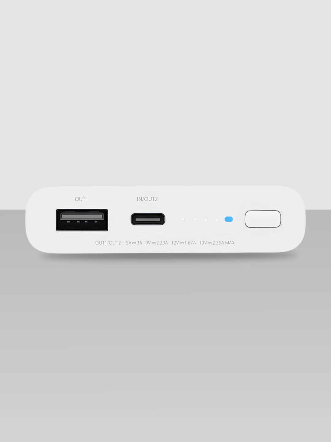 Внешний аккумулятор PowerBank 1W 10000 mAh с беспроводной зарядкой Повербанк