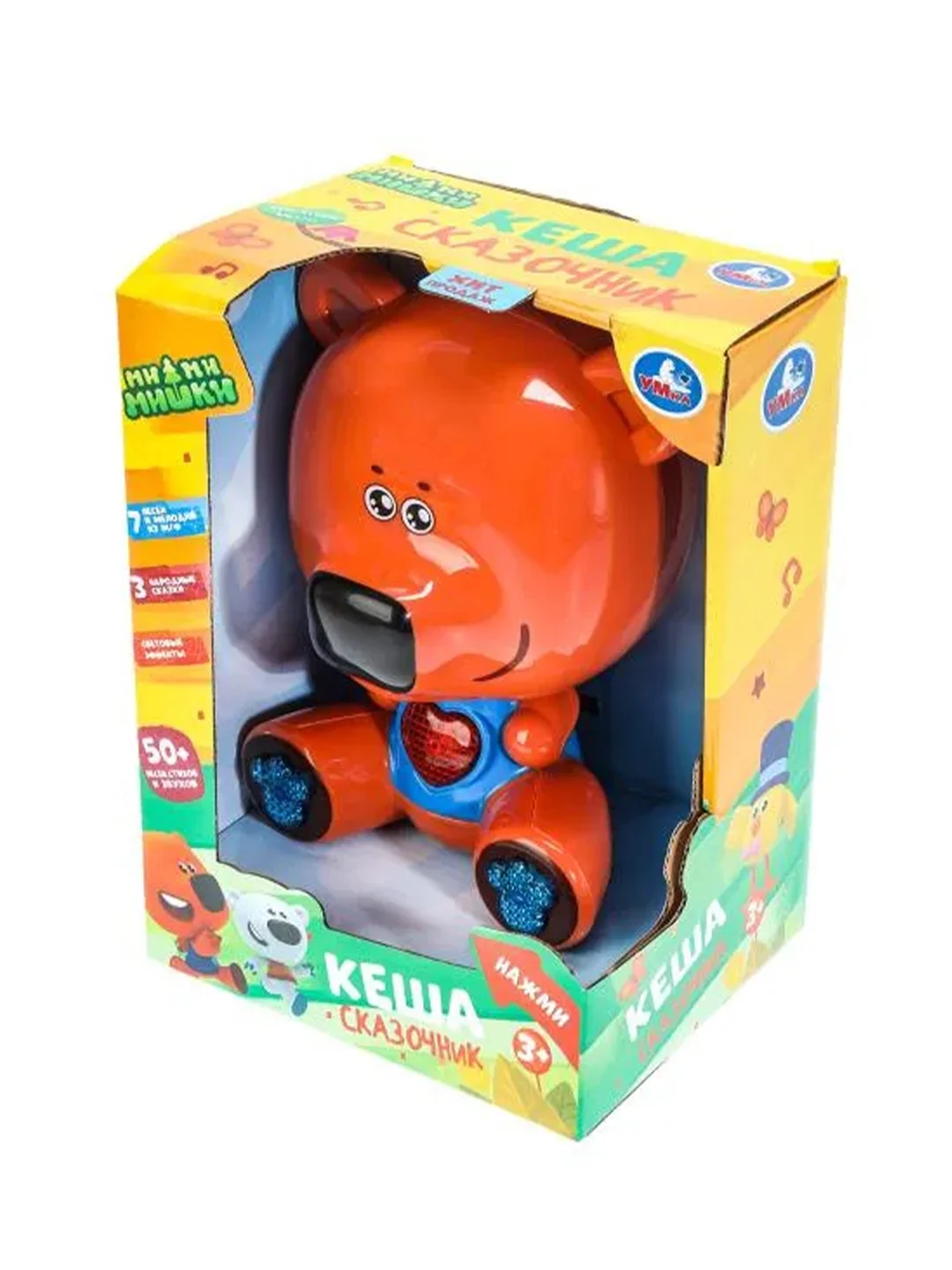Музыкальная игрушка Умка Ми-ми-мишки "Сказочник Кеша",  35+ песен и звуков