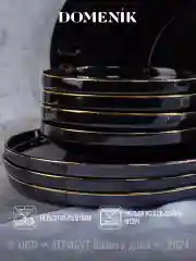 Набор столовый BLACK GOLD 16пр (4 персоны)