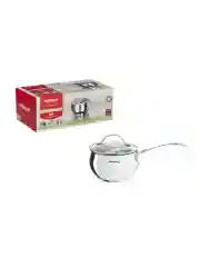 Серый меланж ковш с крышкой OPTIMA 2.1л