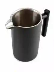 Черный набор стальной френч пресс 1000мл + баночка для чая/кофе BLACK EDITION