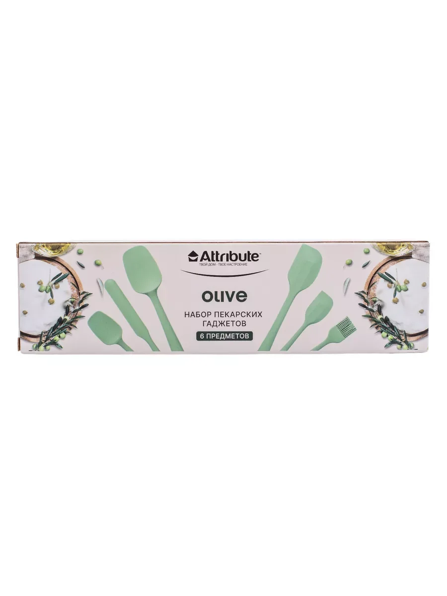 Зеленый набор пекарских гаджетов OLIVE 6шт