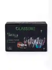Прозрачный набор стопок SKULL COLORS 6шт 50мл