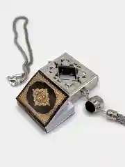 Серебряный подвеска мусульманская с миниатюрой Корана для автомобиля