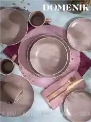 Коричневый набор столовый SCANDY CAPPUCCINO на 4 персоны(16 предметов)