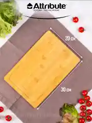 Коричневый набор досок разделочных BAMBOO 2шт (20х30см + 25х35см)