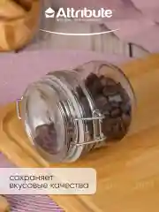 Прозрачный набор банок 2шт с бугельным замком