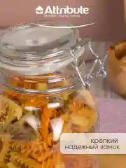 Прозрачный набор банок 2шт с бугельным замком