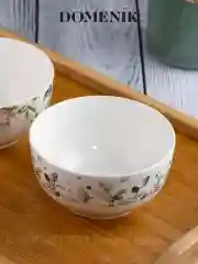 Белый набор салатников GREEN LEAFS 2шт 13см
