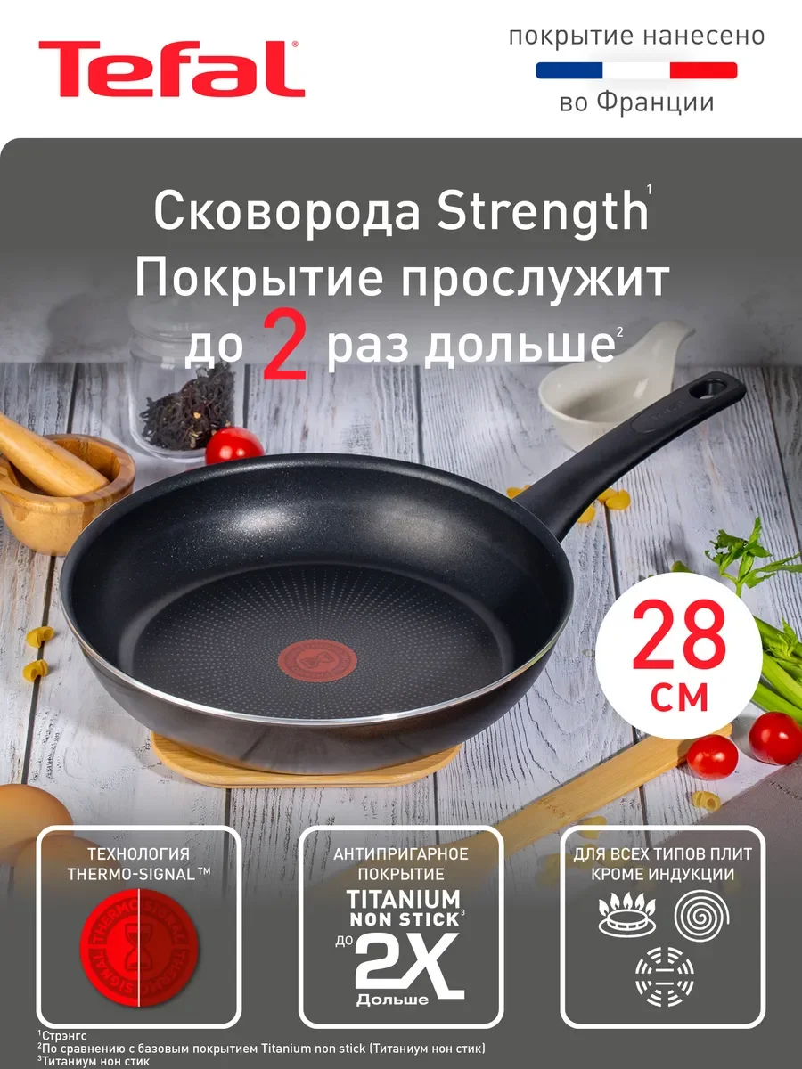 Черный сковорода STRENGTH