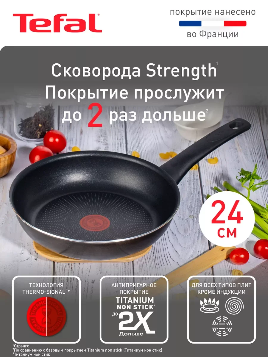 Черный сковорода STRENGTH
