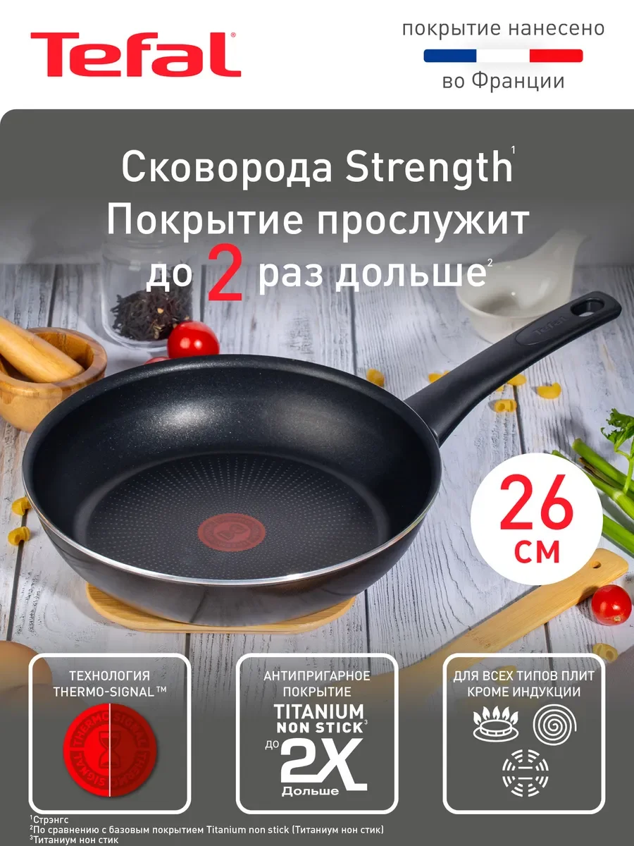 Черный сковорода STRENGTH