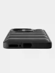 Черный чехол Xiaomi Redmi Note 13 4G (Сяоми Редми Ноут 13 4 Джи) противоударный выпуклый