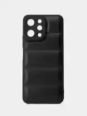 Черный чехол Xiaomi Redmi 12 4G (Сяоми Редми 12 4 Джи) противоударный выпуклый