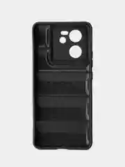Черный чехол Xiaomi 13T (Сяоми 13Т) противоударный выпуклый