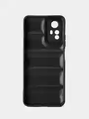 Черный чехол Xiaomi Redmi Note 12s (Сяоми Редми Ноут 12с) противоударный выпуклый
