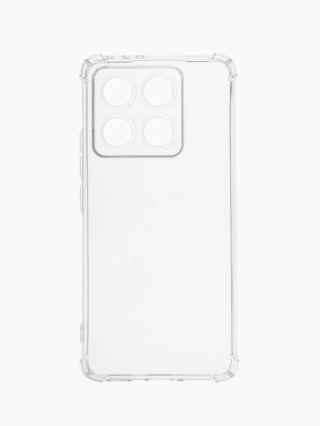 Чехол для Xiaomi 14T (Сяоми 14Т), черный и прозрачный