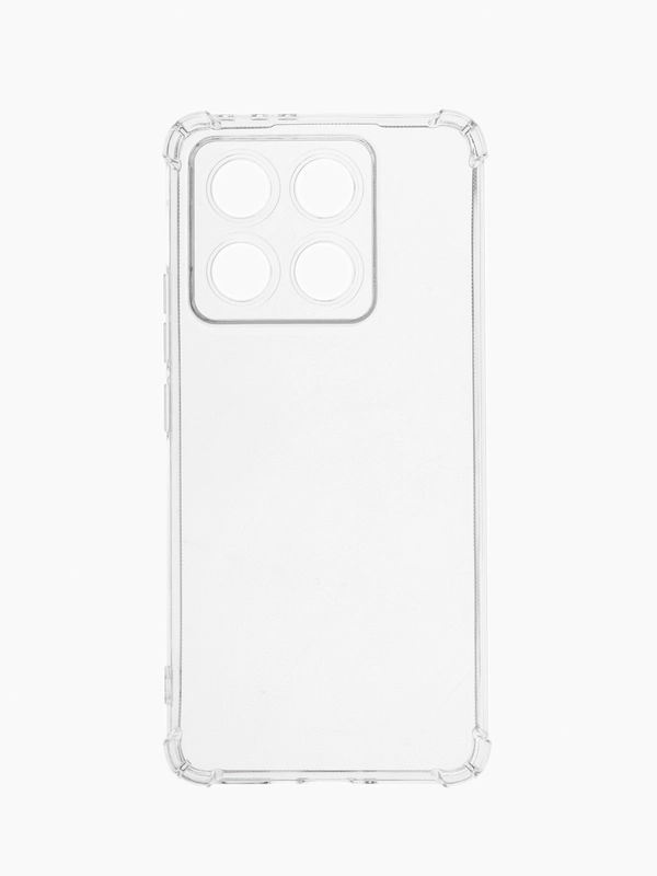 Чехол для Xiaomi 14T (Сяоми 14Т), черный и прозрачный