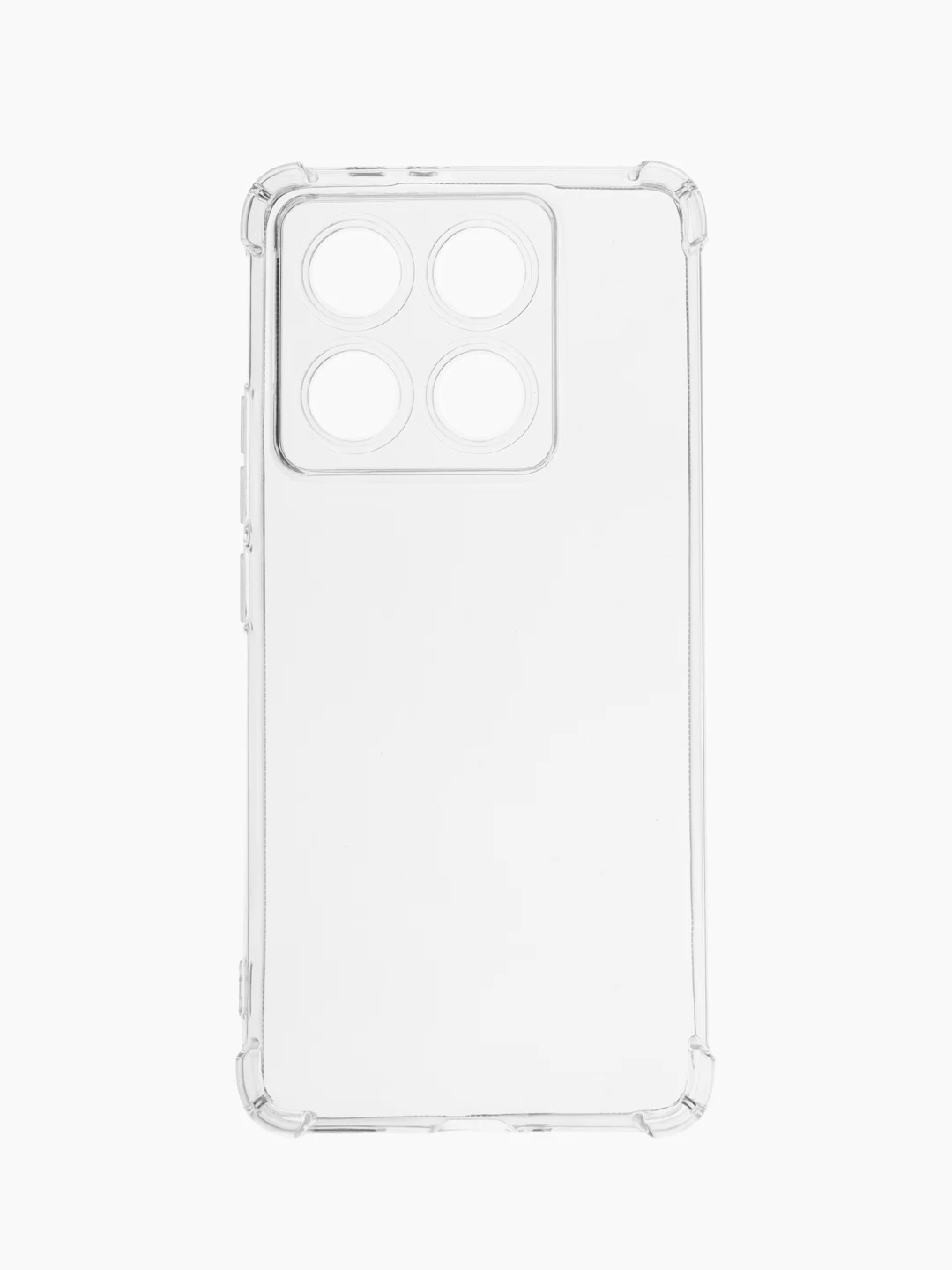 Прозрачный чехол для Xiaomi 14T Pro (Сяоми 14Т Про), прозрачный, черный