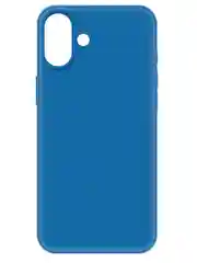Чехол-накладка Krutoff Silicone Case для iPhone 16 Plus синий