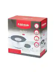 Серебряный миска GRATE IT 3-5л с крышкой 3 терки