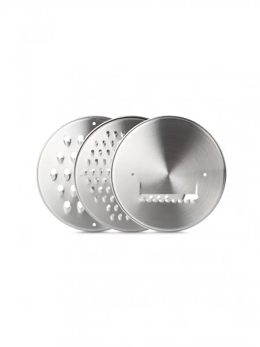 Серебряный миска GRATE IT 3-5л с крышкой 3 терки