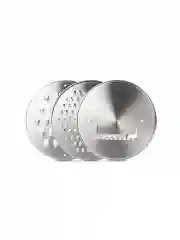 Серебряный миска GRATE IT 3-5л с крышкой 3 терки